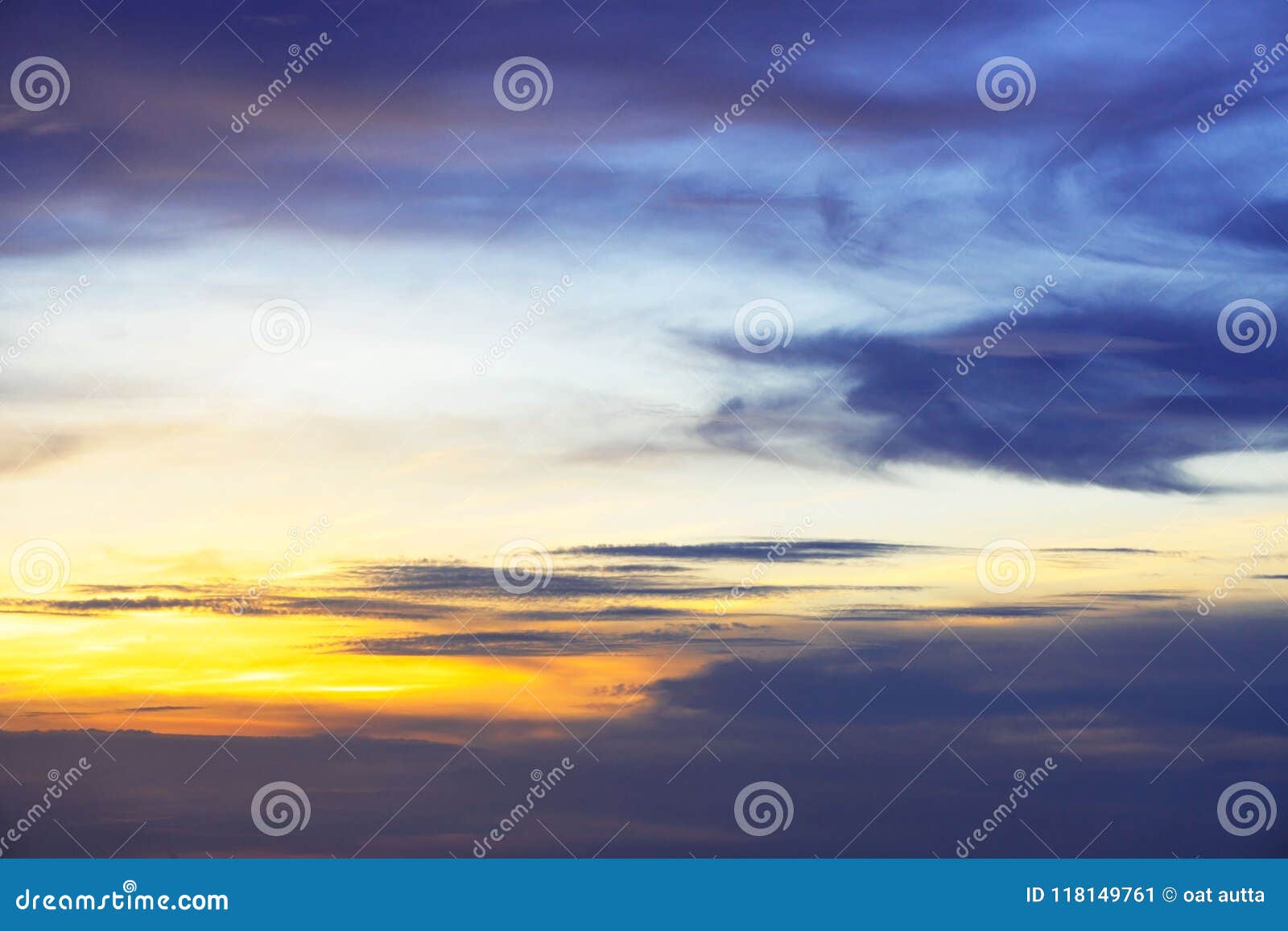 colorful skyÃÂ  twilight sky after sunset with cloudsÃÂ for background